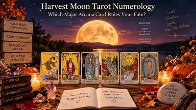Harvest Moon Tarot Numerology 2026: Which Major Arcana Card Rules Your Fate? Harvest Moon Tarot Numerology 2026: Which Major Arcana Card Rules Your Fate?