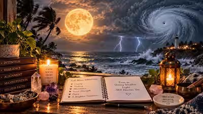 Hurricane Polo and the Harvest Moon 2026: Can You Perform a Full Moon Manifestation Ritual During Stormy Weather? Hurricane Polo and the Harvest Moon 2026: Can You Perform a Full Moon Manifestation Ritual During Stormy Weather?