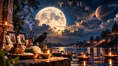 Vish Yoga During Pitru Paksha 2026: Four Zodiac Signs May Face a Career Reality Check as Moon Joins Retrograde Saturn Vish Yoga During Pitru Paksha 2026: Four Zodiac Signs May Face a Career Reality Check as Moon Joins Retrograde Saturn