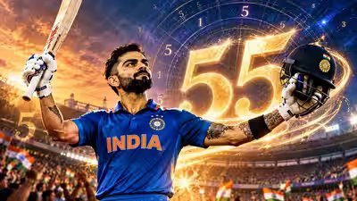 Virat Kohli Birth Number 5: Why His 55th ODI Hundred Creates a Rare Double-5 Numerology Pattern Virat Kohli Birth Number 5: Why His 55th ODI Hundred Creates a Rare Double-5 Numerology Pattern