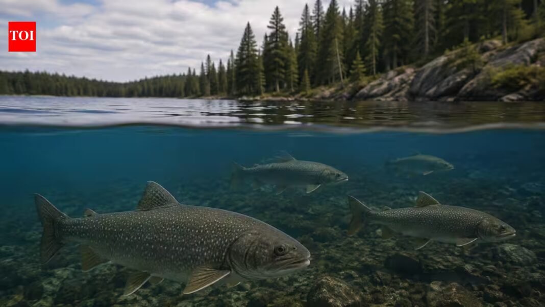 Scientists added sulfuric acid weekly to an Ontario lake for 17 years, lowering pH from 6.8 to 5.2; decades later its lake trout population remains below half its former level Scientists added sulfuric acid weekly to an Ontario lake for 17 years, lowering pH from 6.8 to 5.2; decades later its lake trout population remains below half its former level