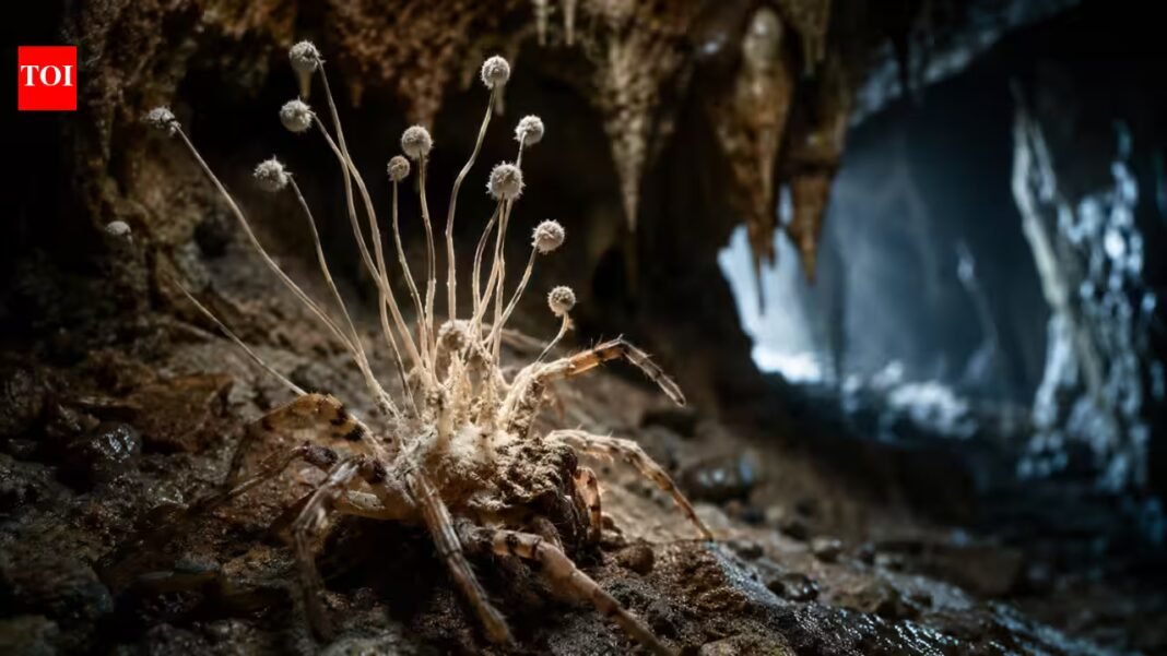 In 2025, scientists discovered a new “zombie” fungus in British caves; it appears to manipulate spiders before killing them | In 2025, scientists discovered a new “zombie” fungus in British caves; it appears to manipulate spiders before killing them |