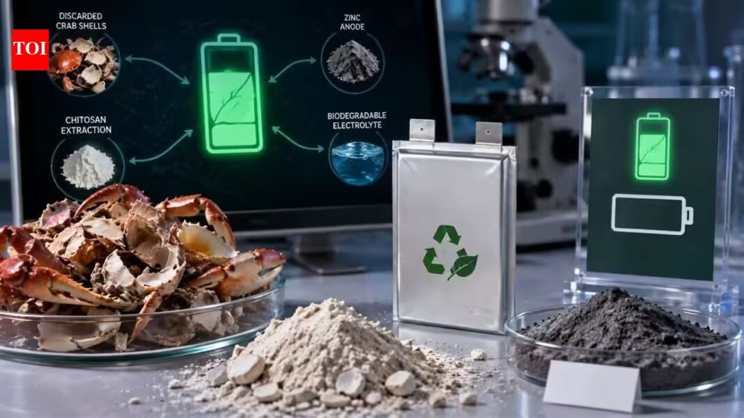 Scientists turned discarded crab shells into a biodegradable zinc battery that stayed 99.7% efficient after 1,000 charging cycles | Scientists turned discarded crab shells into a biodegradable zinc battery that stayed 99.7% efficient after 1,000 charging cycles |