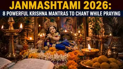 Janmashtami 2026: 8 Powerful Krishna mantras to chant while praying Janmashtami 2026: 8 Powerful Krishna mantras to chant while praying