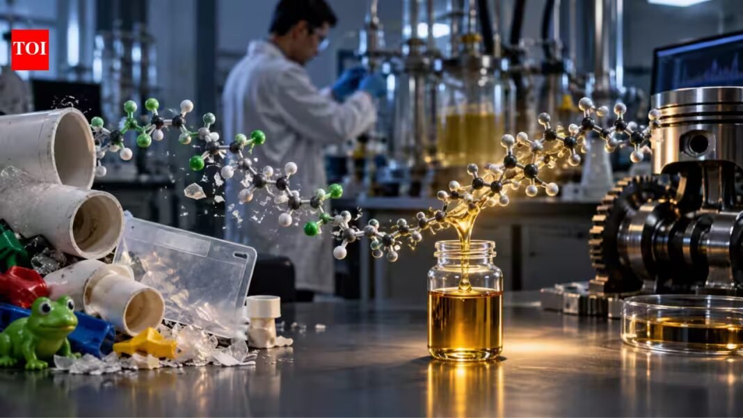 Scientists turn one of the world’s hardest-to-recycle plastics into high-performance engine lubricant, giving stubborn PVC waste a valuable second life | Scientists turn one of the world’s hardest-to-recycle plastics into high-performance engine lubricant, giving stubborn PVC waste a valuable second life |