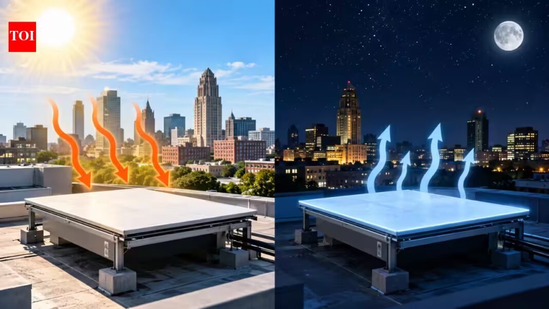 In 2019, Buffalo scientists developed a low-cost urban cooling system to reduce AC loads; tests showed 6°C cooling by day and 11°C at night | In 2019, Buffalo scientists developed a low-cost urban cooling system to reduce AC loads; tests showed 6°C cooling by day and 11°C at night |
