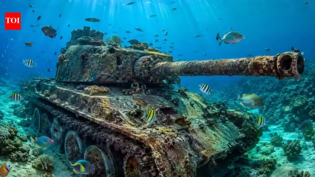 In 2010, Thailand sank 25 retired battle tanks into the Gulf to rebuild fishing grounds; 9 years later, researchers found 53 fish species In 2010, Thailand sank 25 retired battle tanks into the Gulf to rebuild fishing grounds; 9 years later, researchers found 53 fish species