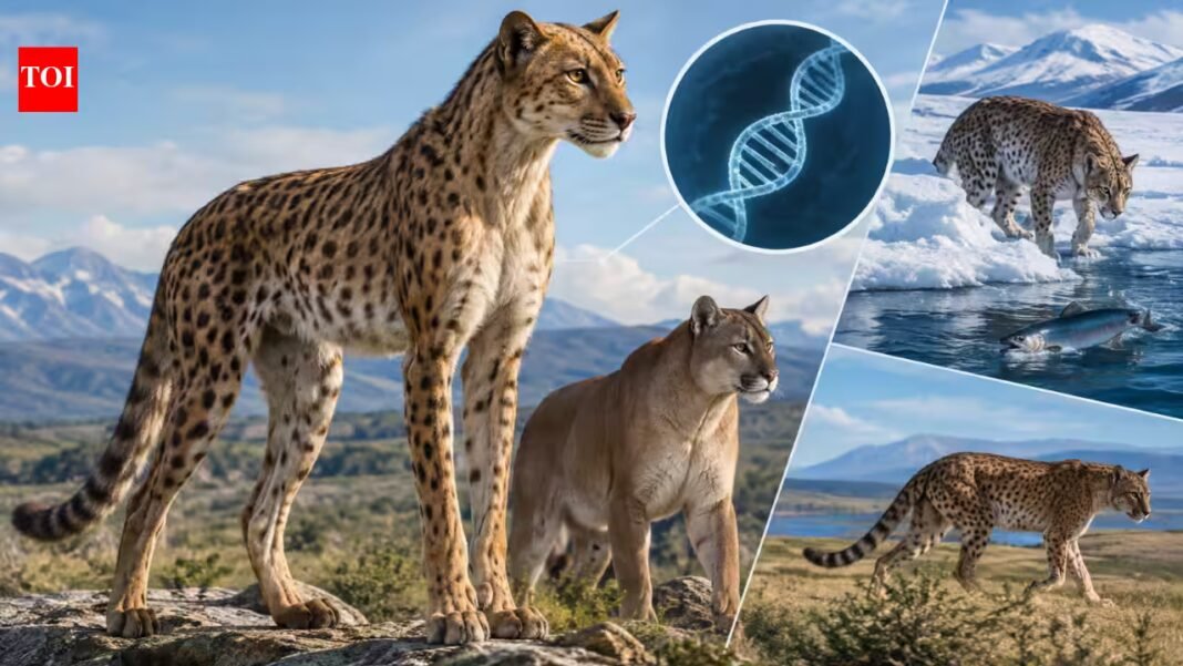 For decades, scientists thought North America had its own cheetah; ancient DNA reveals the extinct cat split from the puma lineage 2.6 million years ago For decades, scientists thought North America had its own cheetah; ancient DNA reveals the extinct cat split from the puma lineage 2.6 million years ago