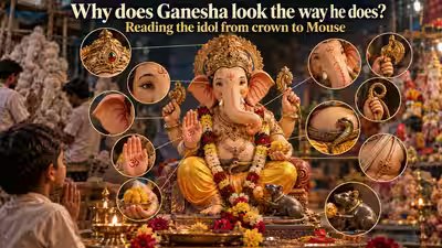 Why does Ganesha look the way he does? Reading the idol from crown to Mouse Why does Ganesha look the way he does? Reading the idol from crown to Mouse