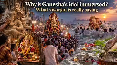 Why is Ganesha’s idol immersed? What visarjan is really saying Why is Ganesha’s idol immersed? What visarjan is really saying