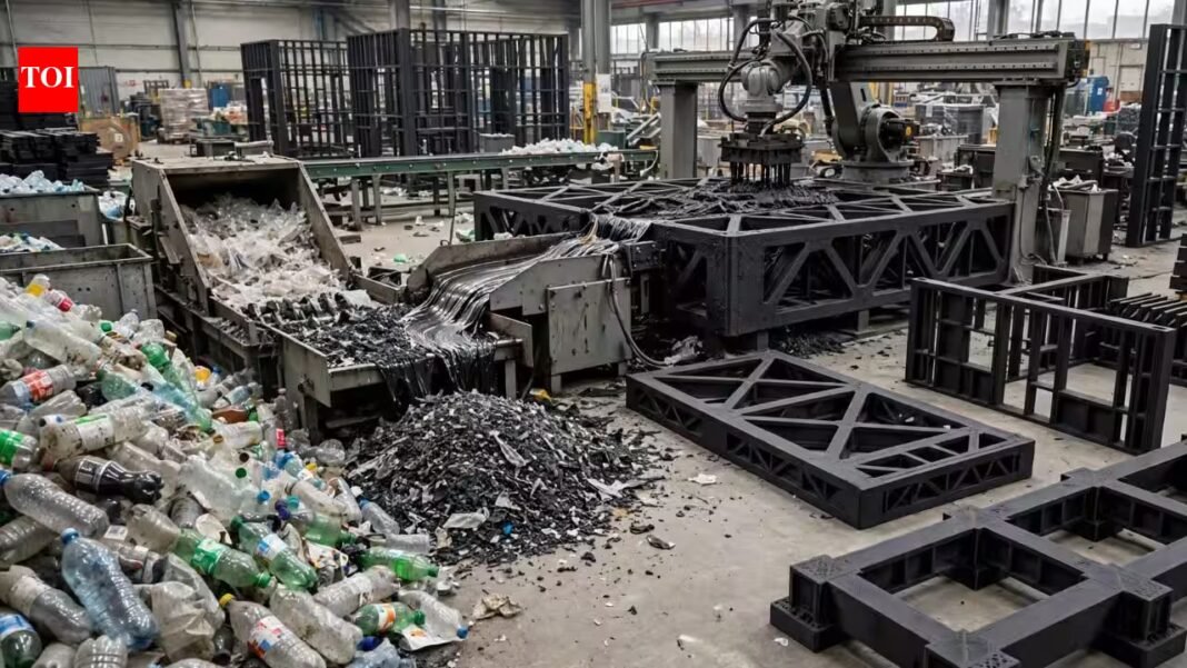 MIT scientists developed a way to turn discarded plastic into strong building materials, with recycled composites already used in a 40-foot bridge | MIT scientists developed a way to turn discarded plastic into strong building materials, with recycled composites already used in a 40-foot bridge |