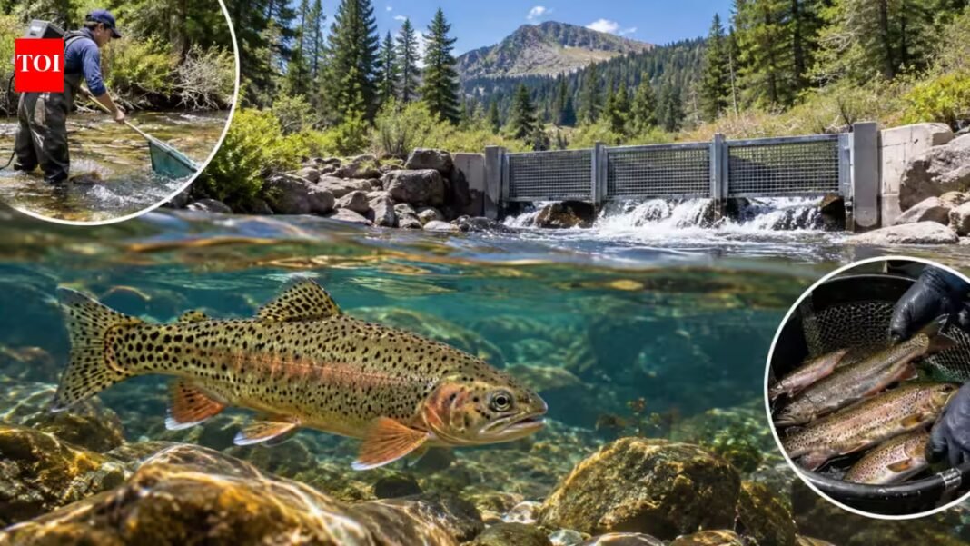 Arizona’s Apache trout was pushed toward extinction by habitat loss and non-native trout; after decades of recovery it was delisted, and a new barrier protects 22 miles of habitat Arizona’s Apache trout was pushed toward extinction by habitat loss and non-native trout; after decades of recovery it was delisted, and a new barrier protects 22 miles of habitat