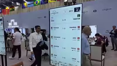 Pakistan hand Israel 4-0 win after refusing to play at FIDE World Chess Olympiad | Chess News Pakistan hand Israel 4-0 win after refusing to play at FIDE World Chess Olympiad | Chess News