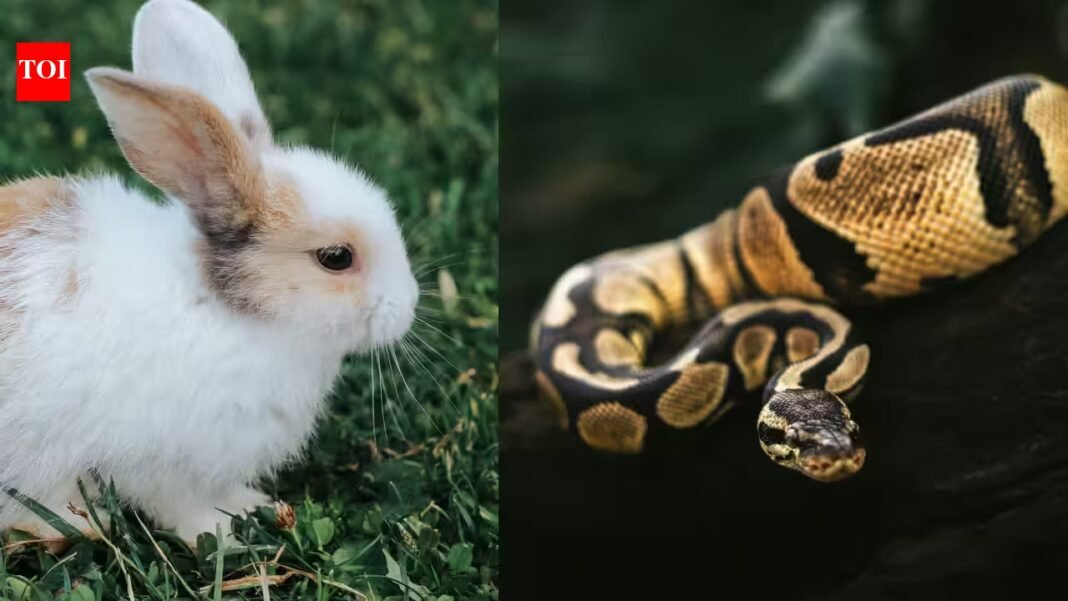University of Florida researchers are using high-tech decoy rabbits that mimic prey signals to lure Burmese pythons out of Everglades hiding spots | University of Florida researchers are using high-tech decoy rabbits that mimic prey signals to lure Burmese pythons out of Everglades hiding spots |