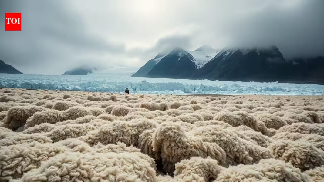 Swiss scientists covered part of an Alpine glacier with sheep’s wool, but the natural material slowed melting almost as well as synthetic covers | Swiss scientists covered part of an Alpine glacier with sheep’s wool, but the natural material slowed melting almost as well as synthetic covers |