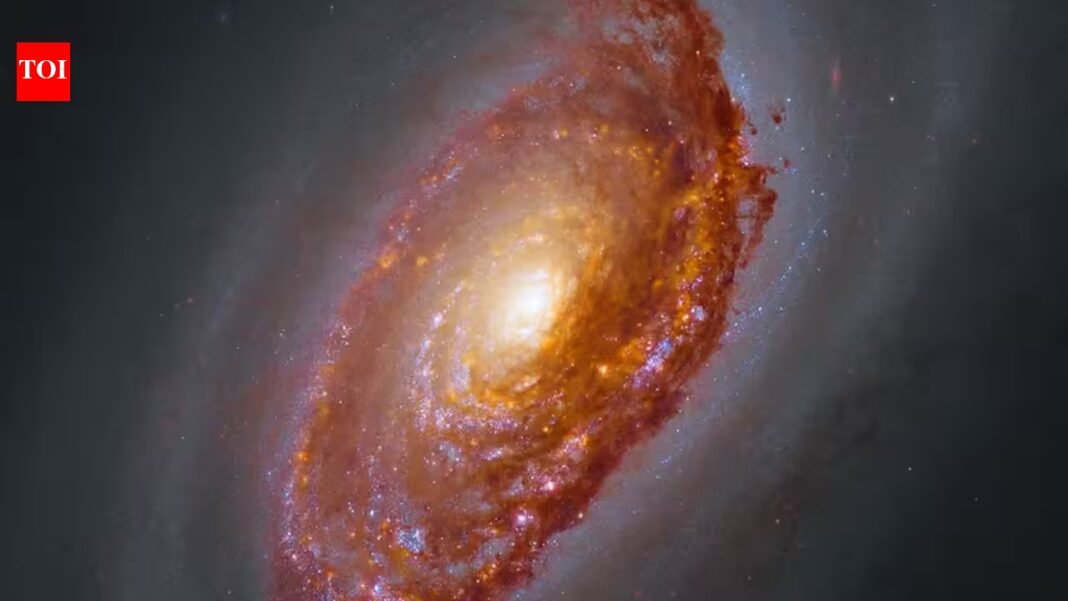 NASA’s Webb telescope captured the Black Eye Galaxy in unprecedented detail; its opposing gas streams reveal a violent cosmic past NASA’s Webb telescope captured the Black Eye Galaxy in unprecedented detail; its opposing gas streams reveal a violent cosmic past