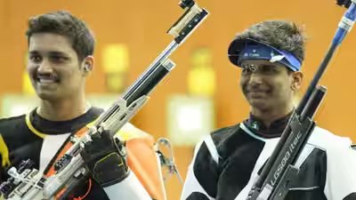 Asian Games 2026: India clinch silver in men’s 10m air rifle team event | Asian Games 2026 News Asian Games 2026: India clinch silver in men’s 10m air rifle team event | Asian Games 2026 News