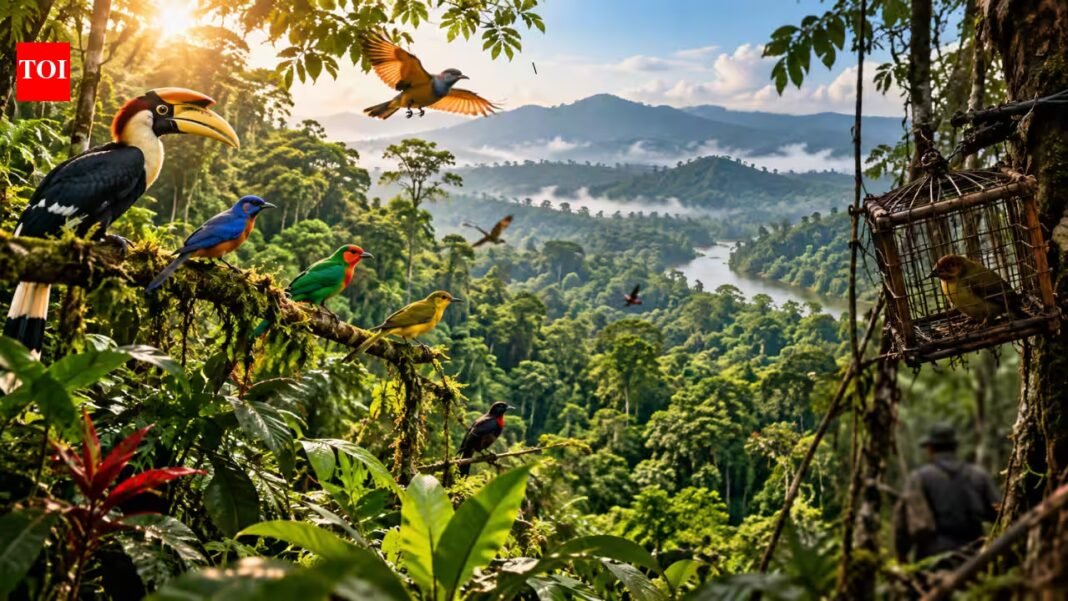 Indonesia’s rainforest regenerated for a decade; 43.8% of bird species increased, but trapping pressure was linked to slower recovery | Indonesia’s rainforest regenerated for a decade; 43.8% of bird species increased, but trapping pressure was linked to slower recovery |
