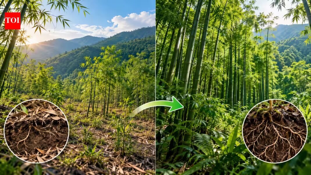 Scientists left bamboo forests alone for 30 years; biomass rose 161% and phosphorus stocks increased 379% | Scientists left bamboo forests alone for 30 years; biomass rose 161% and phosphorus stocks increased 379% |