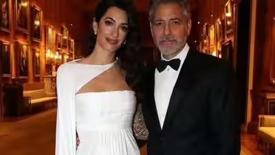 George Clooney and Amal Clooney arrive in Venice ahead of the Venice Film Festival: Actor to be honored at the event | George Clooney and Amal Clooney arrive in Venice ahead of the Venice Film Festival: Actor to be honored at the event |
