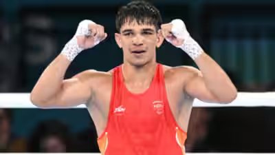 Asian Games: Ankush Panghal rallies from behind to stun Uzbek world champion and reach gold-medal bout | Asian Games 2026 News Asian Games: Ankush Panghal rallies from behind to stun Uzbek world champion and reach gold-medal bout | Asian Games 2026 News