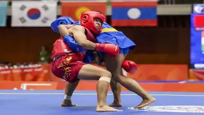 Roshibina Devi wins silver, falls short against China’s Zhang Xiaoyu in Asian Games final | Asian Games 2026 News Roshibina Devi wins silver, falls short against China’s Zhang Xiaoyu in Asian Games final | Asian Games 2026 News