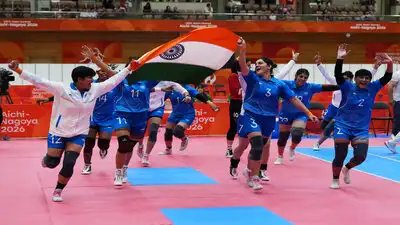 Another gold for India! Women’s kabaddi team beats Iran to clinch Asian Games title | Asian Games 2026 News Another gold for India! Women’s kabaddi team beats Iran to clinch Asian Games title | Asian Games 2026 News