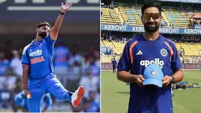 Auqib Nabi endures nightmare India debut; concedes most runs, records worst economy | Cricket News Auqib Nabi endures nightmare India debut; concedes most runs, records worst economy | Cricket News
