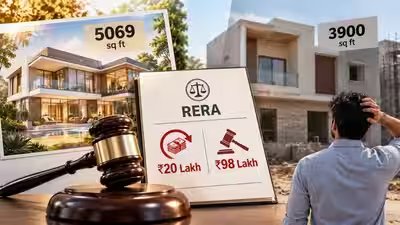 Homebuyer promised 5,069 sq ft villa by builder, but only 3,900 sq ft delivered: Telangana RERA orders Rs 20 lakh refund and Rs 98 lakh penalty Homebuyer promised 5,069 sq ft villa by builder, but only 3,900 sq ft delivered: Telangana RERA orders Rs 20 lakh refund and Rs 98 lakh penalty