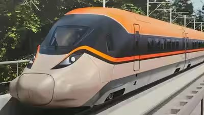 Bullet train project was launched in 2017, ten years later Indian Railways is set to roll out its own Rs 866.87 crore high-speed 280 kmph trains by early next year Bullet train project was launched in 2017, ten years later Indian Railways is set to roll out its own Rs 866.87 crore high-speed 280 kmph trains by early next year