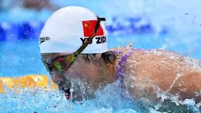 China’s 13-year-old swimmer Yu Zidi clocks 2:05.08 to break Asian Games record, wins 200m butterfly gold; she also became youngest medallist in World Championships swimming history in 2025 | Asian Games 2026 News China’s 13-year-old swimmer Yu Zidi clocks 2:05.08 to break Asian Games record, wins 200m butterfly gold; she also became youngest medallist in World Championships swimming history in 2025 | Asian Games 2026 News