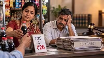 Wife sold soft drink for Rs 26 instead of Rs 25, Re 1 overcharge led to husband facing case for 13 years; Bombay HC quashes prosecution because wife was shop owner Wife sold soft drink for Rs 26 instead of Rs 25, Re 1 overcharge led to husband facing case for 13 years; Bombay HC quashes prosecution because wife was shop owner