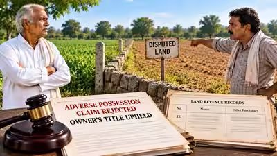 Neighbour occupied 4.27 acres for 40 years and his name was added in land records; Karnataka HC rejects adverse possession claim and restores original owner’s title Neighbour occupied 4.27 acres for 40 years and his name was added in land records; Karnataka HC rejects adverse possession claim and restores original owner’s title