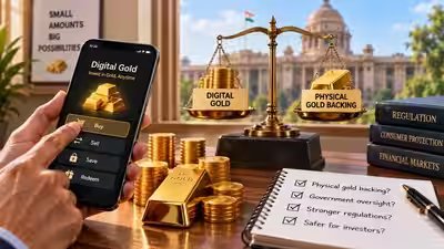 In 2025, Sebi warned investors about digital gold. Now, your digital gold may soon need physical gold to back it; government weighs RBI-Sebi oversight for $3 billion industry In 2025, Sebi warned investors about digital gold. Now, your digital gold may soon need physical gold to back it; government weighs RBI-Sebi oversight for $3 billion industry