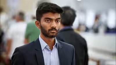 Chess Olympiad Round 9: D Gukesh channels his world champion self, overturns almost-lost game to keep India in gold hunt | Chess News Chess Olympiad Round 9: D Gukesh channels his world champion self, overturns almost-lost game to keep India in gold hunt | Chess News