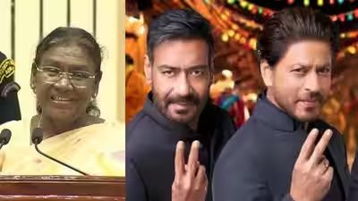 Shah Rukh Khan: President Droupadi Murmu urges celebs to not endorse health-harming products amid notices to Shah Rukh Khan, Ajay Devgn, Tiger Shroff by FDA led by Tukaram Mundhe sent for endorsing elaichi brand | Hindi Movie News Shah Rukh Khan: President Droupadi Murmu urges celebs to not endorse health-harming products amid notices to Shah Rukh Khan, Ajay Devgn, Tiger Shroff by FDA led by Tukaram Mundhe sent for endorsing elaichi brand | Hindi Movie News