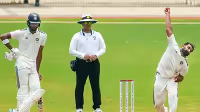 Duleep Trophy Final: Mohammed Shami turns the screw as South Zone stumble at 242/6, trail by 466 at stumps on day 3 | Cricket News Duleep Trophy Final: Mohammed Shami turns the screw as South Zone stumble at 242/6, trail by 466 at stumps on day 3 | Cricket News