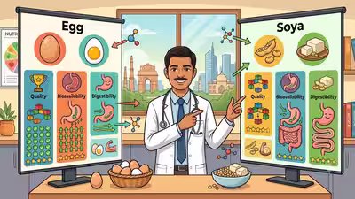 Egg or soya? Delhi NCR Doctor explains the protein debate, comparing quality, bioavailability and digestibility | Egg or soya? Delhi NCR Doctor explains the protein debate, comparing quality, bioavailability and digestibility |