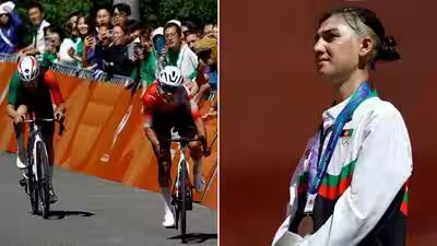Attacked with stones, trained disguised as a man: Afghan women cyclist Fariba Hashimi wins Asian Games silver | Asian Games 2026 News Attacked with stones, trained disguised as a man: Afghan women cyclist Fariba Hashimi wins Asian Games silver | Asian Games 2026 News