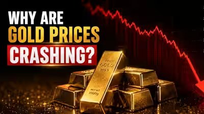 Why are gold prices crashing today? MCX Gold down Rs 3,200/10 grams, plunges over 2% – top reasons for fall Why are gold prices crashing today? MCX Gold down Rs 3,200/10 grams, plunges over 2% – top reasons for fall