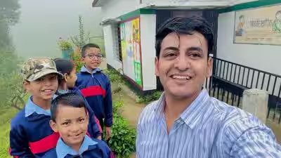 “It is hearbreaking for a child”: 27-year-old Harshit Sanguri walks through a forest to teach 9 kids at a remote Uttarakhand school; he’s making a quiet difference the world needs to see “It is hearbreaking for a child”: 27-year-old Harshit Sanguri walks through a forest to teach 9 kids at a remote Uttarakhand school; he’s making a quiet difference the world needs to see