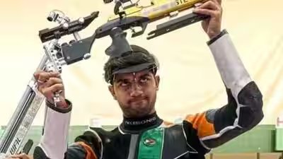 Asian Games 2026: Himanshu Dhillon wins silver, Rudrankksh Patil bags bronze in 10m air rifle | Asian Games 2026 News Asian Games 2026: Himanshu Dhillon wins silver, Rudrankksh Patil bags bronze in 10m air rifle | Asian Games 2026 News