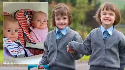 Twins born with the greatest age difference: How these twin girls were born at a gap of more than two months Twins born with the greatest age difference: How these twin girls were born at a gap of more than two months
