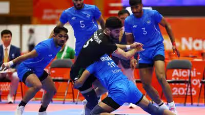 India’s kabaddi double! Men beat Iran to defend gold after women’s triumph at Asian Games | Asian Games 2026 News India’s kabaddi double! Men beat Iran to defend gold after women’s triumph at Asian Games | Asian Games 2026 News