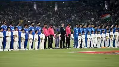After IND vs AFG first, ‘Vande Mataram’ set to become regular before India matches | Cricket News After IND vs AFG first, ‘Vande Mataram’ set to become regular before India matches | Cricket News