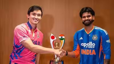 India vs Japan T20I under rain threat as Typhoon Dujuan looms over historic clash | Cricket News India vs Japan T20I under rain threat as Typhoon Dujuan looms over historic clash | Cricket News