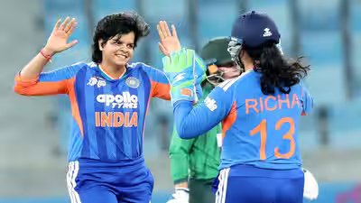 India’s spin chokehold leaves Pakistan in tatters: 55 all out is their lowest-ever T20I total | Cricket News India’s spin chokehold leaves Pakistan in tatters: 55 all out is their lowest-ever T20I total | Cricket News