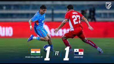 India impress against Panama in 1-1 draw as Blue Tigers stand firm against World Cup side | Football News India impress against Panama in 1-1 draw as Blue Tigers stand firm against World Cup side | Football News