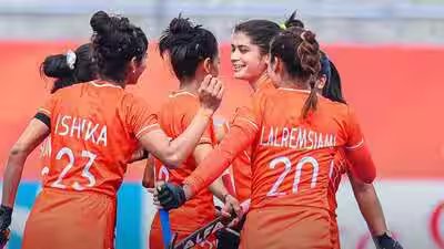 Asian Games hockey: Deepika’s nine-goal show powers India to 20-1 win over Thailand | Asian Games 2026 News Asian Games hockey: Deepika’s nine-goal show powers India to 20-1 win over Thailand | Asian Games 2026 News