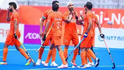 Hockey India’s ‘blue’ promise goes up in smoke as Indian teams wear saffron at Asian Games | Asian Games 2026 News Hockey India’s ‘blue’ promise goes up in smoke as Indian teams wear saffron at Asian Games | Asian Games 2026 News